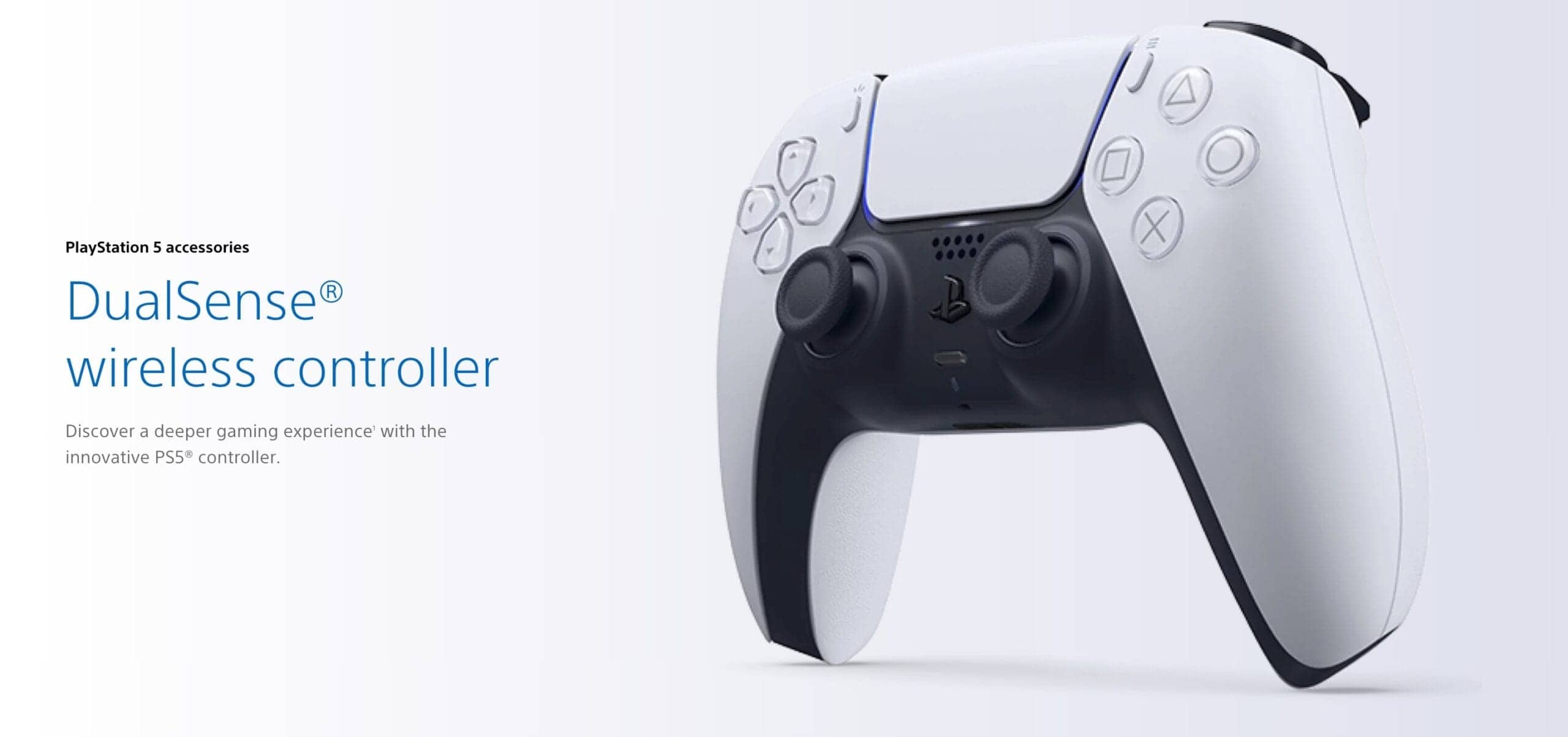 PlayStation 5 DualSense controller official image